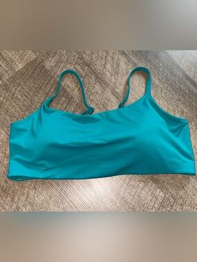 Athleta Square Neck Tipped Bikini Top